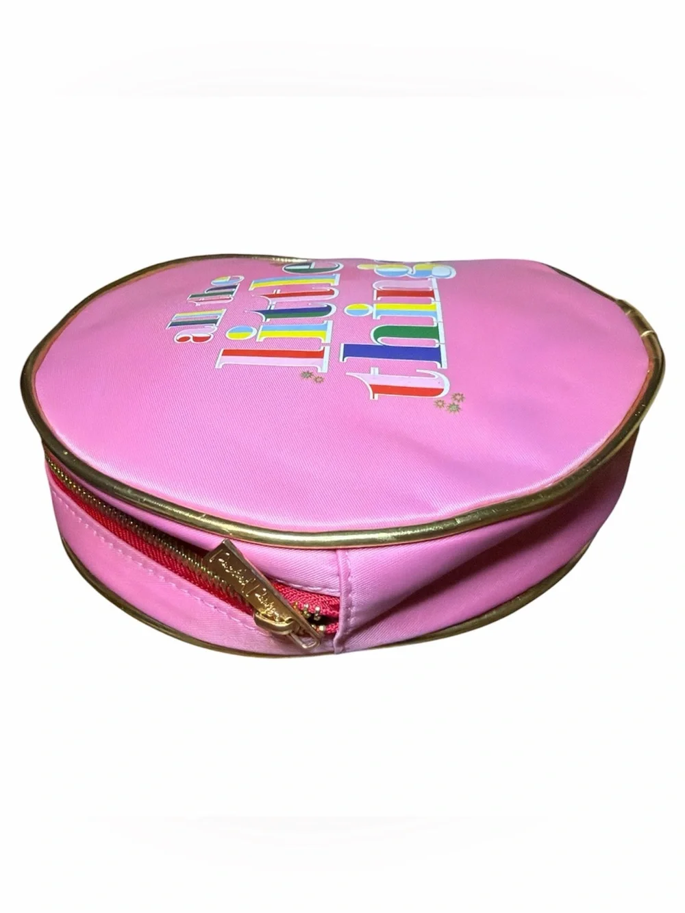 Packed Party Pink Round Pouch - 